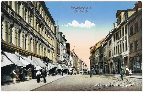 Naumburg (Saale) Jacobstraße Ansichtskarte c1918