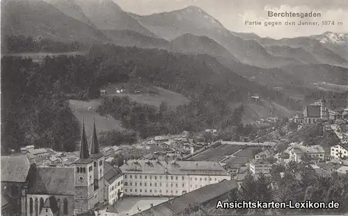 Berchtesgaden Blick gegen den Jenner