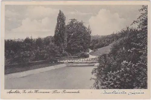 Apolda Partie an der Hermann Löns Promenade