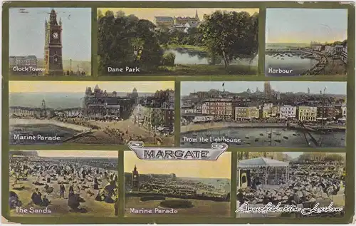 Margate (Kent) Mehrbild: Strand, Ansichten, Park