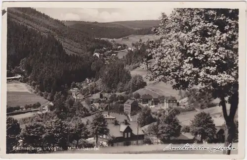 Sachsenberg-Georgenthal-Klingenthal Blick in das Mühlenbachtal