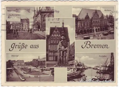 Bremen Stadtteilansichten 1950er Jahre