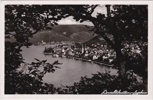 Boppard Panorama Blick durch die Bäume