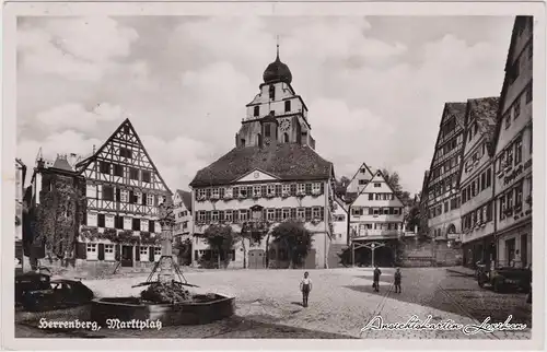 Herrenberg Partie am Marktplatz