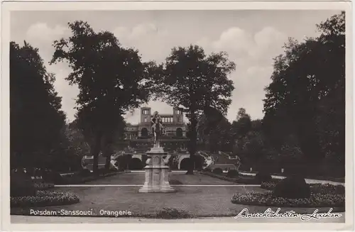 Ansichtskarte Potsdam Sanssouci - Orangerie 1937 