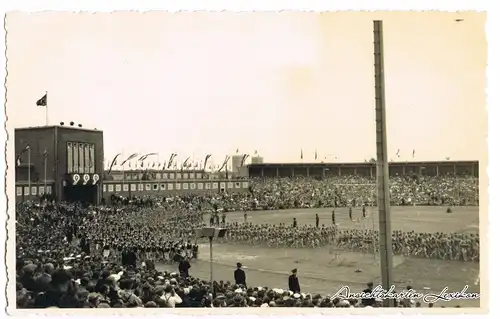 Breslau Schlesierkampfbahn während des Sportfestes 1938 - Eröffnungsfeier