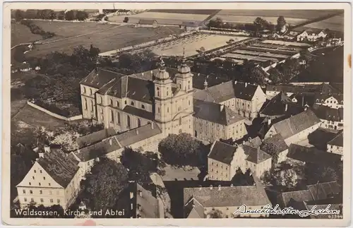 Waldsassen Luftbild: Kirche und Abtei