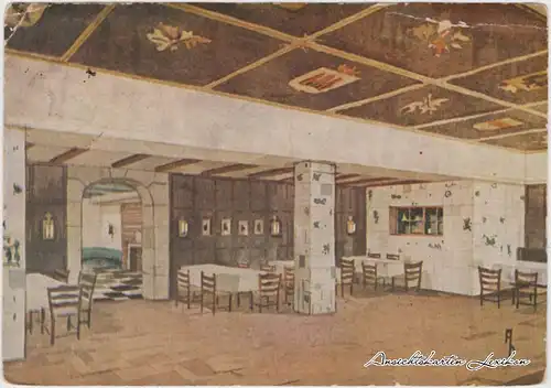 Ansichtskarte Berlin Hansa-Raum des Central-Hotel Berlin 1934 