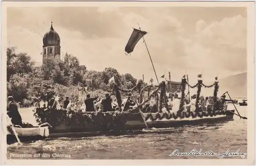 Chiemsee Prozession auf dem Chiemsee