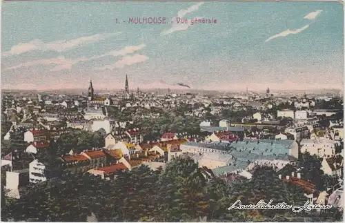Mülhausen Blick über die Stadt