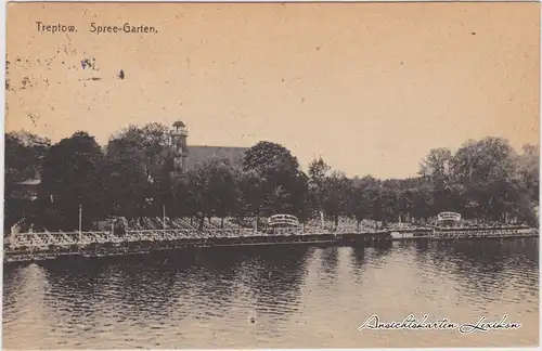 Alt-Treptow-Berlin Blick auf den Spreegarten