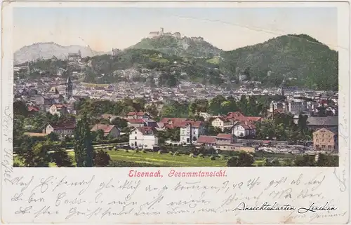 Eisenach Gesamtansicht