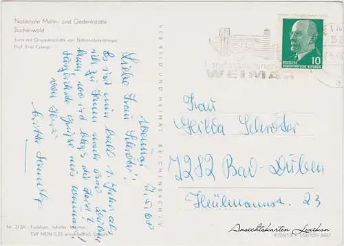 Weimar Nationale Mahn- und Gedenkstätte Buchenwald 1967