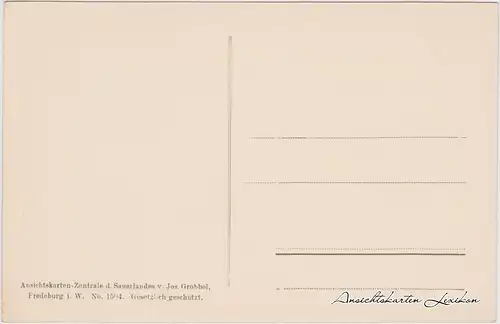 Jagdhaus Schmallenberg  Blick vom Heidekopf ins Uentropal 1923