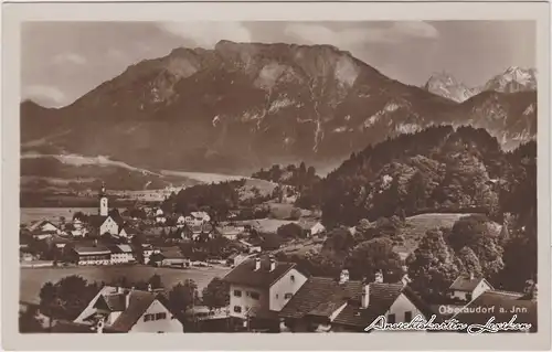 Oberaudorf Blick auf die Stadt