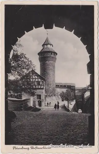 Ansichtskarte Nürnberg Vesteturm Ansichtskarte g1944