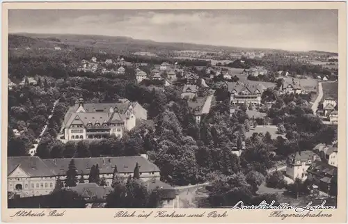 Bad Altheide Fliegeraufnahme - Kurhaus und Park