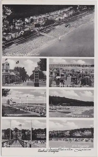 Bansin Mehrbild: Strand, Luftbild, Promenade