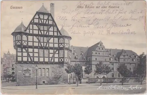 Gießen Altes Schloss mit alter Kaserne