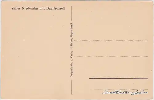 Bayrischzell Zeller Niederalm