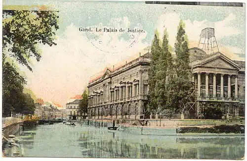 Gent Gand Justizpalast Ansichtskarte g1915