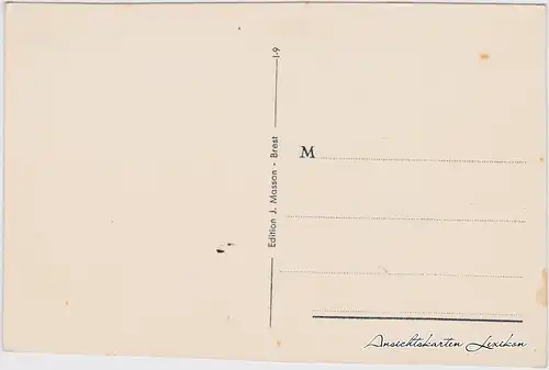 Plougastel-Daoulas Brücke Finistère CPA Ansichtskarte c1920