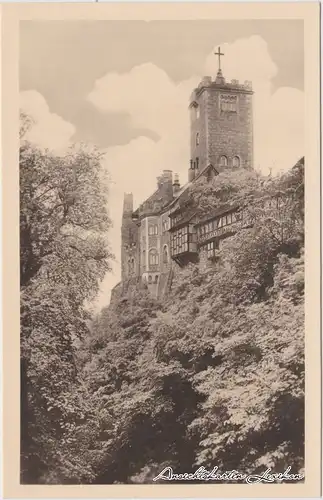 Eisenach Vor der Wartburg ANsichtskarte 1940