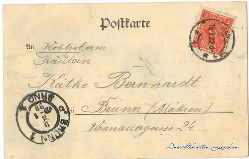 Schmargendorf-Wilmersdorf Berlin Straßenpartie und Restaurant Rheingau 1922