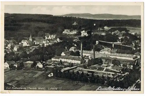 Bad Rothenfelde Luftbild - Fabrikanlagen