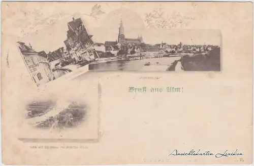 Ulm 3 Bild: Straße und Stadt