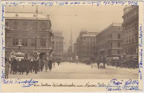 Wien Kärntnerstraße - Winter - Neujahr