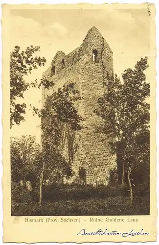 Bismark (Altmark) Ruine Goldene Laus