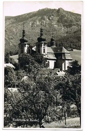 Haindorf Blick auf die Kirche