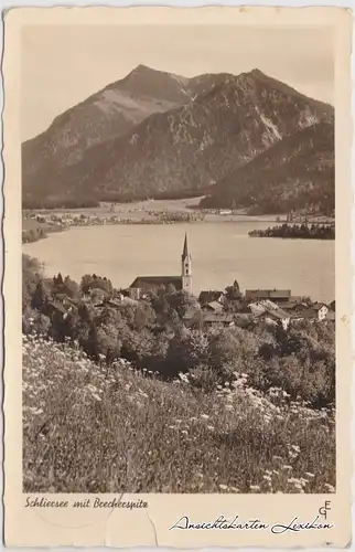 Schliersee Schliersee mit Brecherspitz