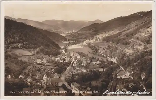 Hornberg Blick ins Gutachtal