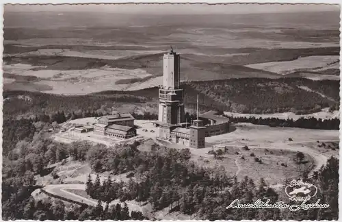 Schmitten (Hochtaunus) Luftbild - Großer Feldberg im Taunus, Aussichts- Fernseh- und Fernmeldeturm