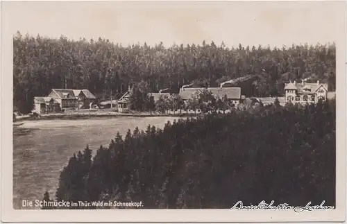 Heldrungen Berg-Hotel "Schmücke" im Thüringer Wald Foto Ansichtskarte c1930