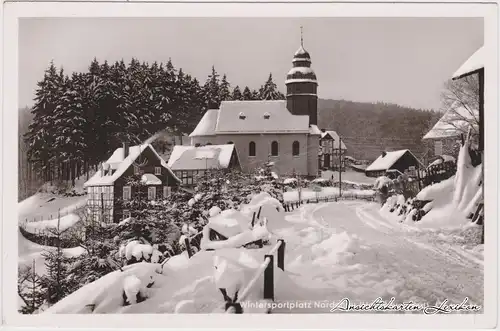 Nordenau-Schmallenberg Straßenpartie im Winter 