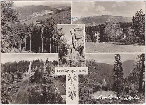 Oberhof (Thüringen) Mehrbildkarte Ansichtskarte 1961