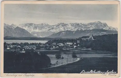 Starnberg Starnberg mit Zugspitze