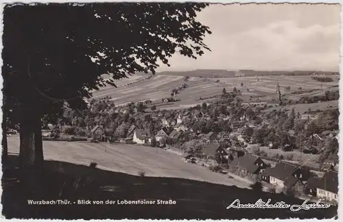 Wurzbach Blick von der Lobensteiner Straße