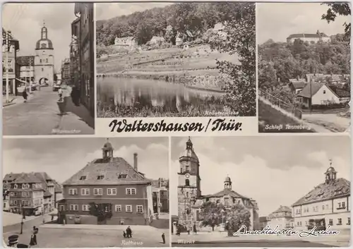 Foto Ansichtskarte Waltershausen Mehrbildkarte Ansichtskarte 1968