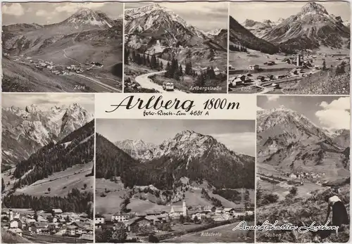 Klösterle am Arlberg Mehrbild Ansichtskarte Vorarlberg 1961