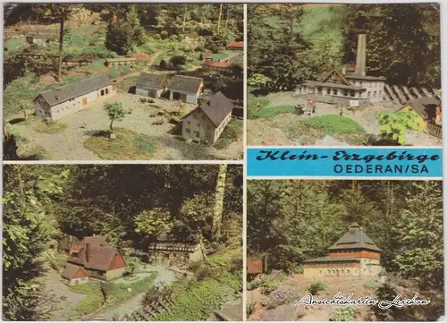 Oederan Klein-Erzgebirge Ansichtskarte b Chemnitz 1974