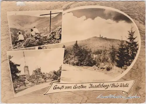 Brotterode Großer Inselberg Ansichtskarte 1963