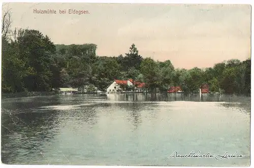 Eldagsen-Springe Blick auf die Holzmühle