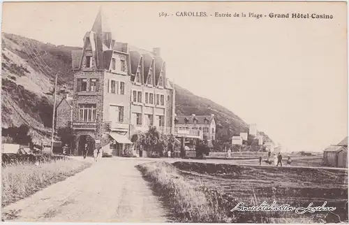 Carolles Entrée de la Plage - Grand Hôtel Casino