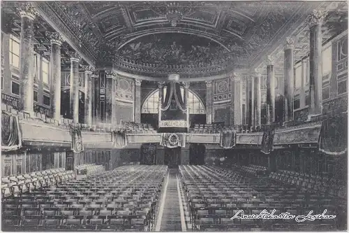 Wiesbaden Neues Kurhaus, großer Konzertsaal mit Kaiserloge