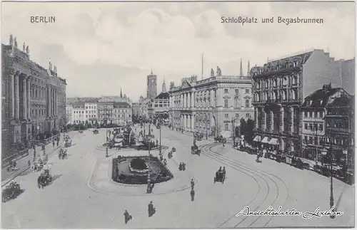 Mitte-Berlin Schloßplatz und Begasbrunnen