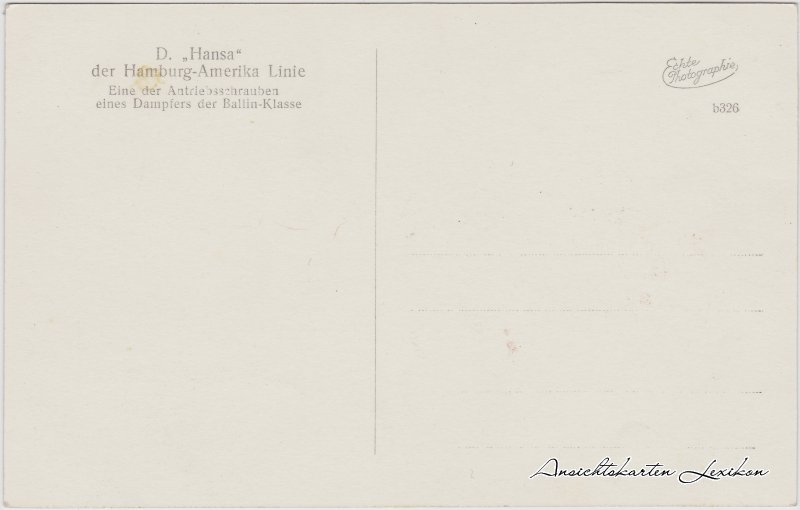 Ansichtskarten Hamburg America Linie Iberia Hochseedampfer 1930 Nr 3 Oldthing Ansichtskarten Verkehr Schiffe